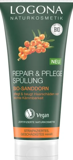 LOGONA Haarpflege^- Repair & Pflege Spülung Bio-Sanddorn, 200ml
