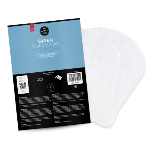 M. Reich Gesichtspflege|Naturkosmetik^- BasenVliesmaske 10 St.