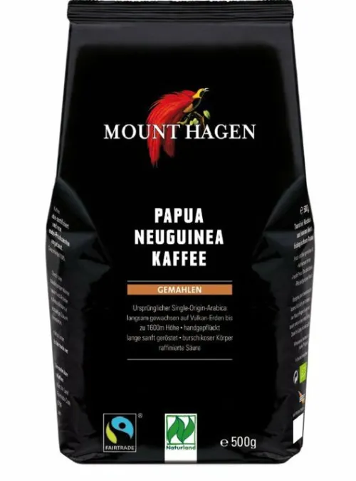 Mount Hagen Kaffee|Kaffee^- Bio FT Naturland Papua Neu Guinea gem. 500g Soft