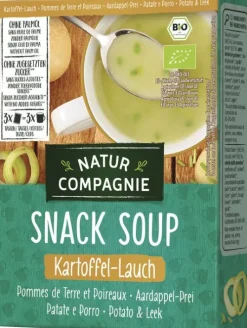 NATURCOMPAGNIE Suppen^Natur Compagnie - Snack Soup Kartoffel-Lauch, 3 x 20g