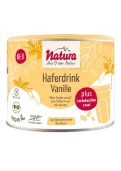 Natura-Werk Gebr. Hiller GmbH & Co. KG Getreidedrinks^Natura - Bio Haferdrinkpulver Vanille, 300g