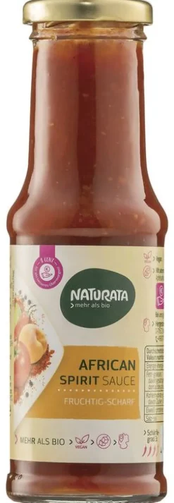 NATURATA Saucen Und Dressing|Glutenfreie Lebensmittel^- African Spirit Sauce, 210ml