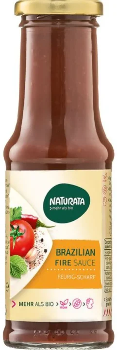 NATURATA Saucen Und Dressing|Glutenfreie Lebensmittel^- Brazilian Fire Sauce, 210ml