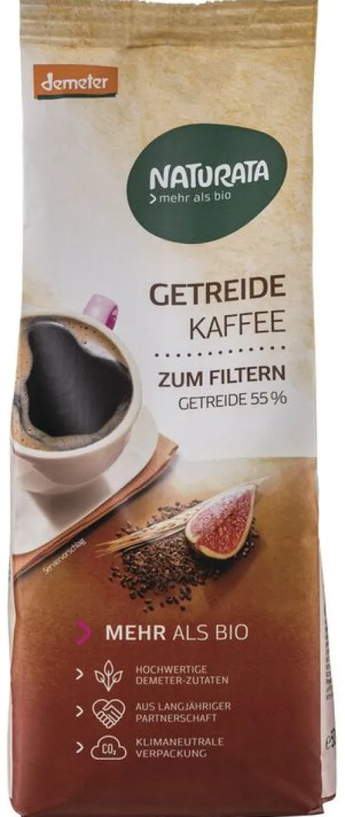 NATURATA Kaffee|Kaffee^- Getreidekaffee zum Filtern, 500g