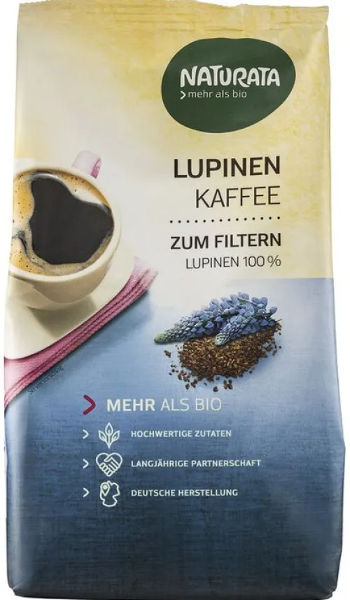 NATURATA Kaffee|Kaffee^- Lupinenkaffee zum Filtern, 500g