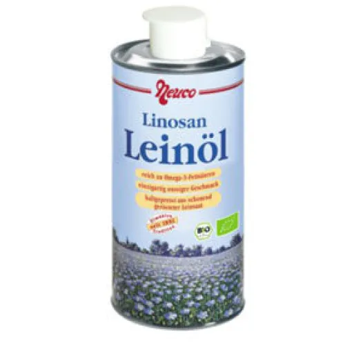 HEIRLER CENOVIS GMBH Fette & Öle|Glutenfreie Lebensmittel^Neuco - Linosan-Leinöl bio 500ml