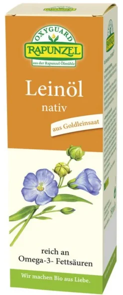 RAPUNZEL Fette & Öle|Glutenfreie Lebensmittel^Oxyguard Leinöl nativ, 500ml