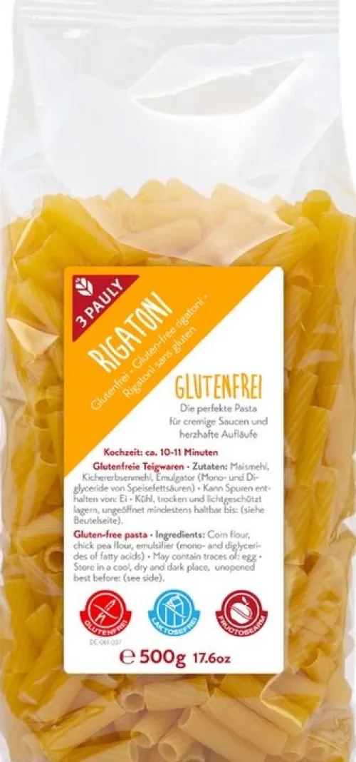 3PAULY Nudeln|Nudeln^3-Pauly - Rigatoni 500g