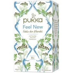 Pukka Herbs 8 Kräutertee|Glutenfreie Lebensmittel^Pukka - Feel New Kräutertee bio 20 Beutel