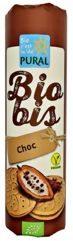 Kinder PURAL Knabbergebäck|Kids & Schule^- Biobis Schoko Doppelkeks bio, 300g