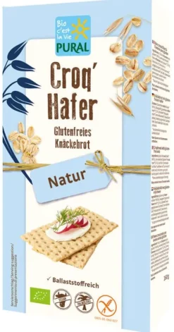PURAL Brote|Brot^- Croq'Hafer Natur, 160g