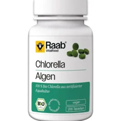 Raab Vitalfood Vitamine Und Mineralien^- Bio Chlorella 200 Tabletten