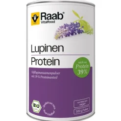 Raab Vitalfood Smoothie-Pulver|Glutenfreie Lebensmittel^- Bio Lupinen Protein Pulver, 500g