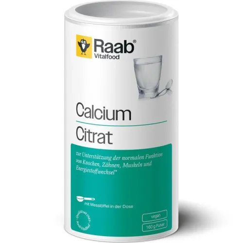Raab Vitalfood Vitamine Und Mineralien^- Calciumcitrat Pulver, 160g