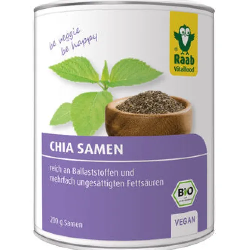 Raab Vitalfood Glutenfreie Lebensmittel^- Chia-Samen, bio 200g
