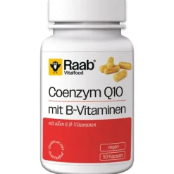 Raab Vitalfood Vitamine Und Mineralien^- Coenzym Q10 mit Vitamin-B Kapseln, 50 Kaps.