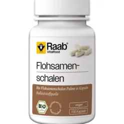 Raab Vitalfood Verdauung^- Flohsamenschalen Bio 100 Kapseln