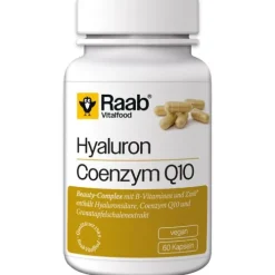 Raab Vitalfood Haare, Haut Und Nägel^- Hyaluron Coenzym Q10 Beauty-Complex 60 Kps.