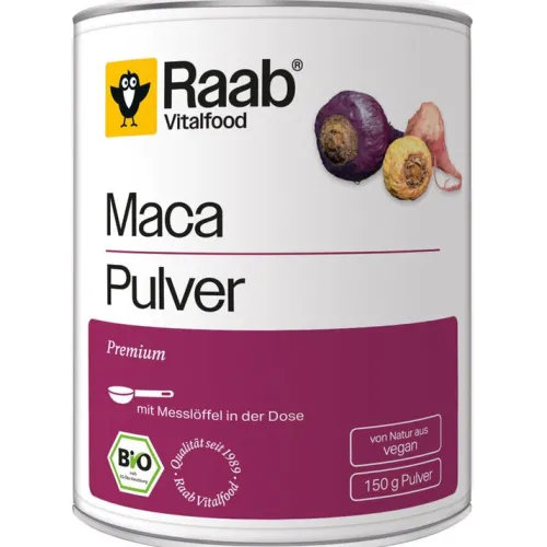 Raab Vitalfood Vitamine Und Mineralien^- Maca Pulver bio 150g