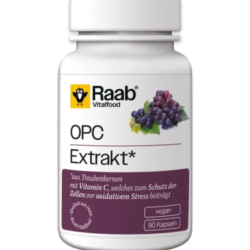 Raab Vitalfood Vitamine Und Mineralien^- OPC Extrakt 90 Kapseln à 450 mg