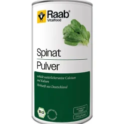 Raab Vitalfood Smoothie-Pulver|Glutenfreie Lebensmittel^- Spinat Pulver, bio 210g