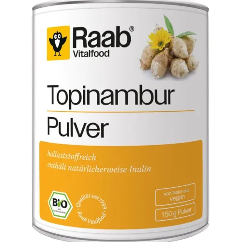 Raab Vitalfood Smoothie-Pulver^- Topinambur Pulver bio 150g