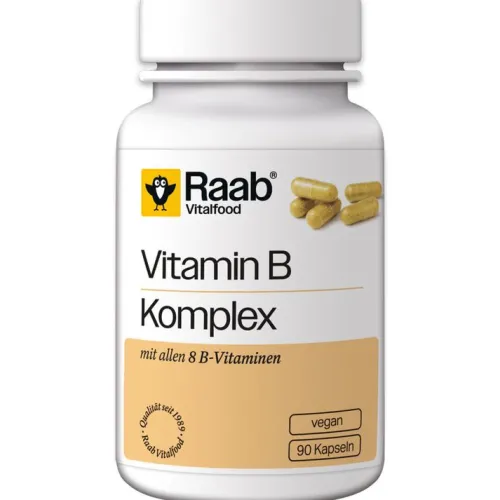Raab Vitalfood Vitamine Und Mineralien^- Vitamin B-Komplex Kapseln, 90 Kaps.
