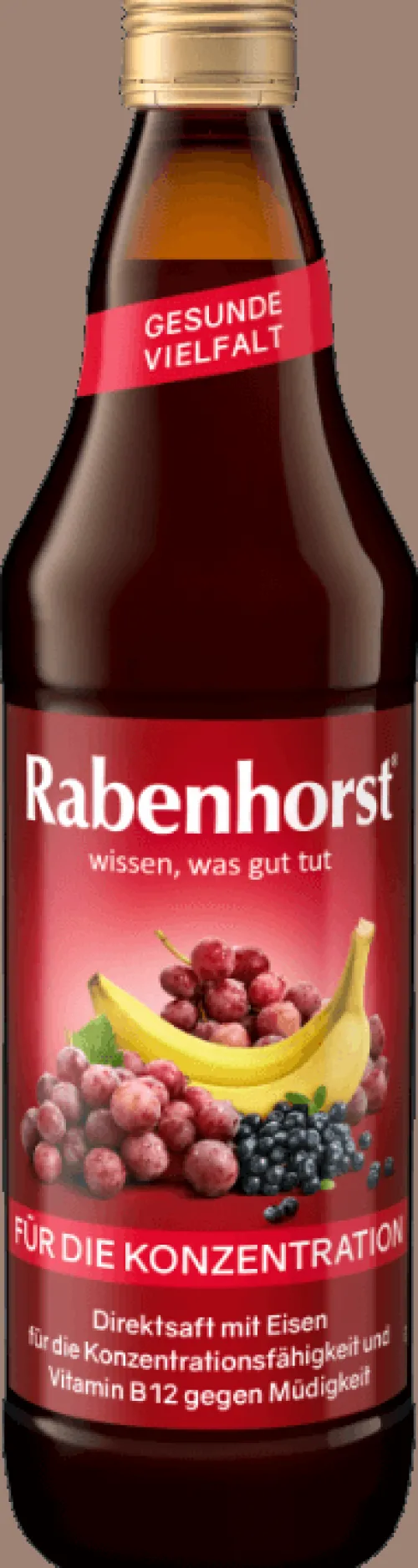 RABENHORST Fruchtsäfte|Glutenfreie Lebensmittel^- Für die Konzentration 700ml
