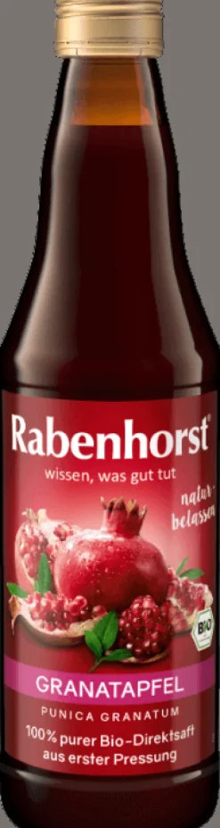 Haus Rabenhorst O. Lauffs GmbH & Co. KG Fruchtsäfte|Glutenfreie Lebensmittel^Rabenhorst - Granatapfel Muttersaft bio 330ml