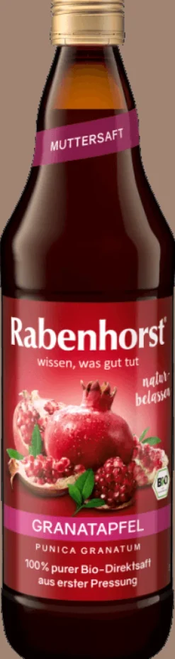 Haus Rabenhorst O. Lauffs GmbH & Co. KG Fruchtsäfte|Glutenfreie Lebensmittel^Rabenhorst - Granatapfel Muttersaft bio 700ml