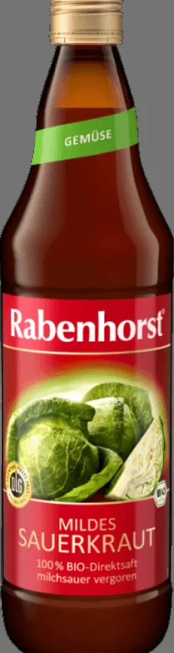 RABENHORST Gemüsesäfte^- Mildes Sauerkraut, bio, 700ml