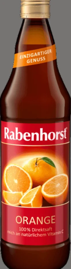 RABENHORST Fruchtsäfte|Glutenfreie Lebensmittel^- Orangensaft pur 700ml