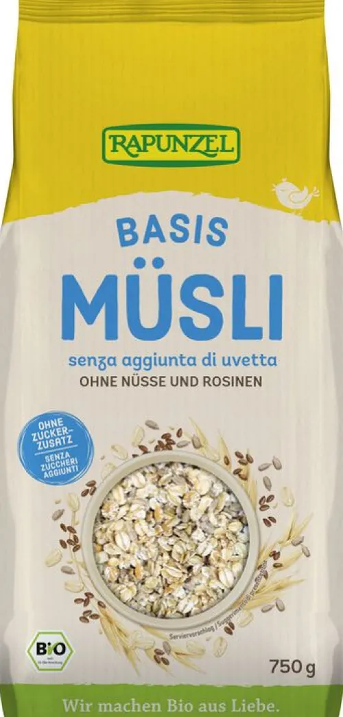 RAPUNZEL Breie & Müsli^- Basis Müsli bio 750g