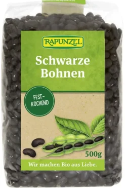 RAPUNZEL Hülsenfrüchte|Hülsenfrüchte^- Bohnen schwarz, 500g