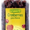 RAPUNZEL Trockenfrüchte|Glutenfreie Lebensmittel^- Cranberries, ganze Beeren, 250g