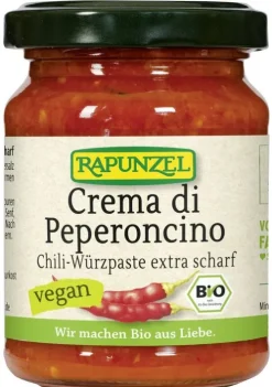 RAPUNZEL Saucen Und Dressing^- Crema di Peperoncino, Chili-Würzpaste extra scharf, 120g
