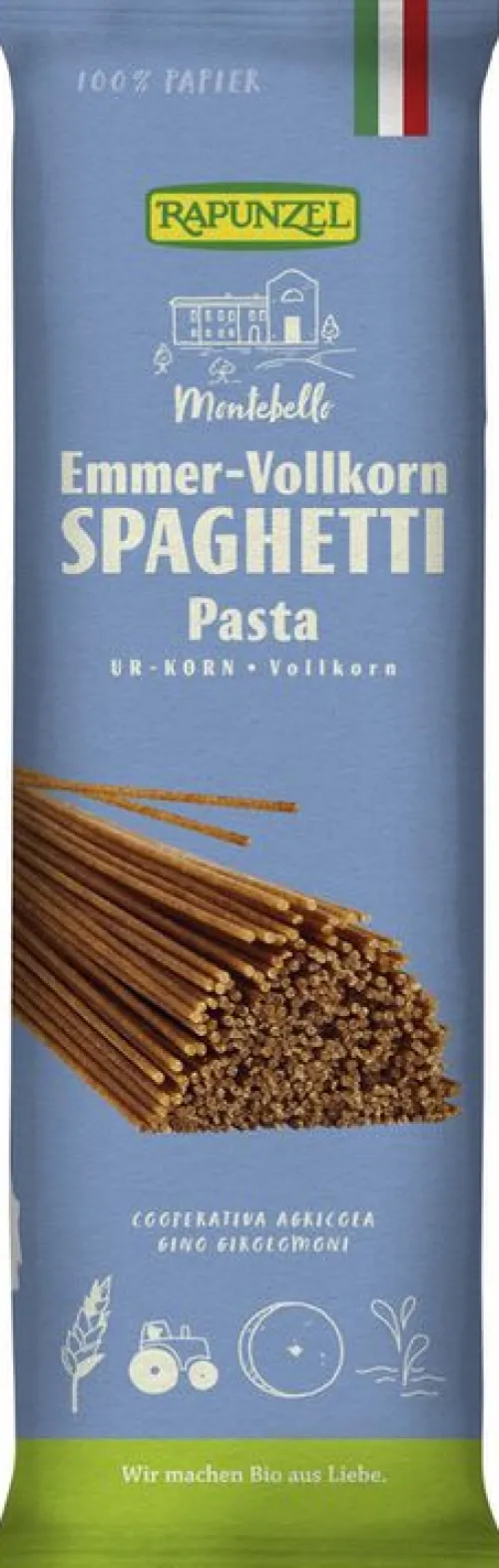 RAPUNZEL Nudeln|Nudeln^- Emmer-Spaghetti Vollkorn 500g
