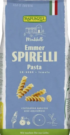 RAPUNZEL Nudeln|Nudeln^- Emmer-Spirelli Semola 500g