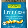 RAPUNZEL Nüsse^- Erdnüsse geröstet, gesalzen, 75g