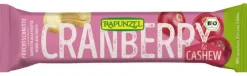Kinder RAPUNZEL Fruchtschnitten|Kids & Schule^- Fruchtschnitte Cranberry-Cashew bio 40g