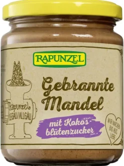 RAPUNZEL Nussmuse|Glutenfreie Lebensmittel^- Gebrannte Mandel Aufstrich mit Kokosblütenzucker, 250g