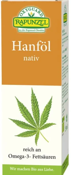 RAPUNZEL Fette & Öle|Glutenfreie Lebensmittel^- Hanföl nativ 250ml