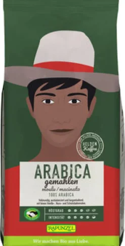 RAPUNZEL Kaffee|Kaffee^- Heldenkaffee Arabica gemahlen, bio 500g