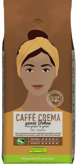 RAPUNZEL Kaffee|Kaffee^- Heldenkaffee Crema, ganze Bohne HIH, 1000g