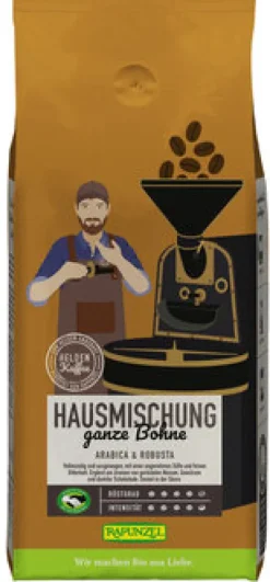 RAPUNZEL Kaffee|Kaffee^- Heldenkaffee Hausmischung, ganze Bohne HIH, bio 1000g