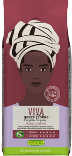 RAPUNZEL Kaffee|Kaffee^- Heldenkaffee Viva, ganze Bohnen, bio 1000g