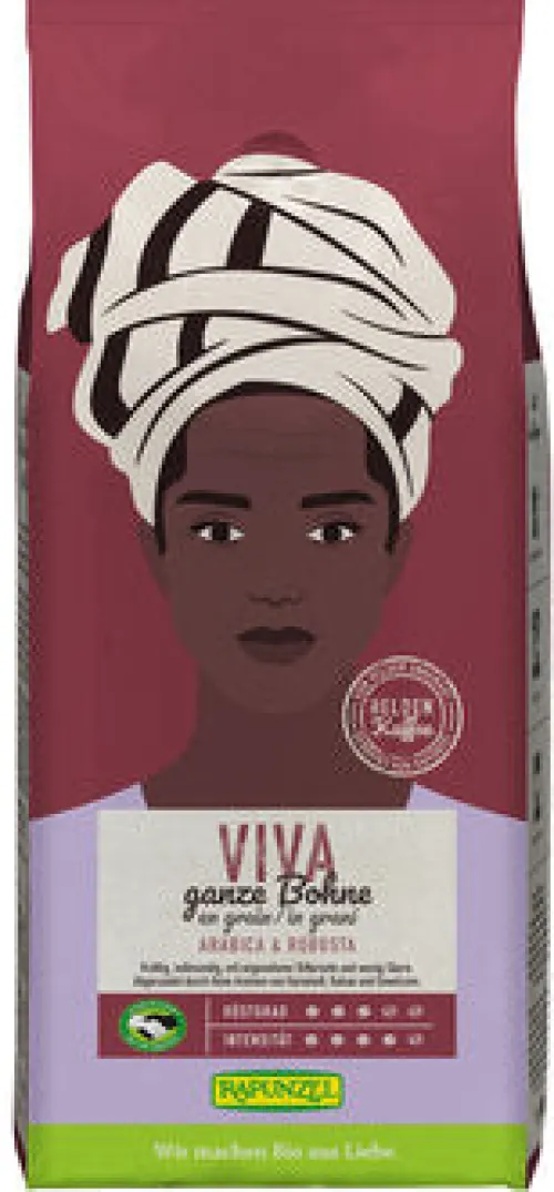 RAPUNZEL Kaffee|Kaffee^- Heldenkaffee Viva, ganze Bohnen, bio 1000g