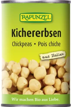 RAPUNZEL Sonstige|Glutenfreie Lebensmittel^- Kichererbsen in der Dose, bio 400g
