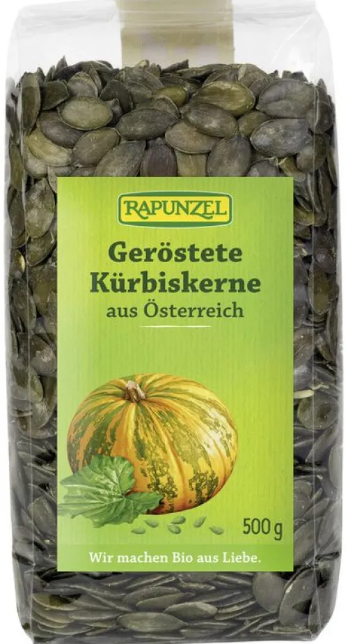 RAPUNZEL Körner|Keime & Saaten^- Kürbiskerne geröstet, 500g