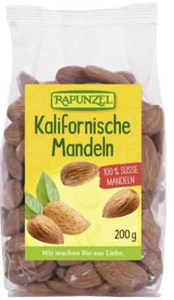RAPUNZEL Glutenfreie Lebensmittel^- Mandeln, Kalifornien, 200g